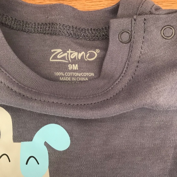 EUC Zutano baby outfit puppy shirt and pants - Picture 4 of 7